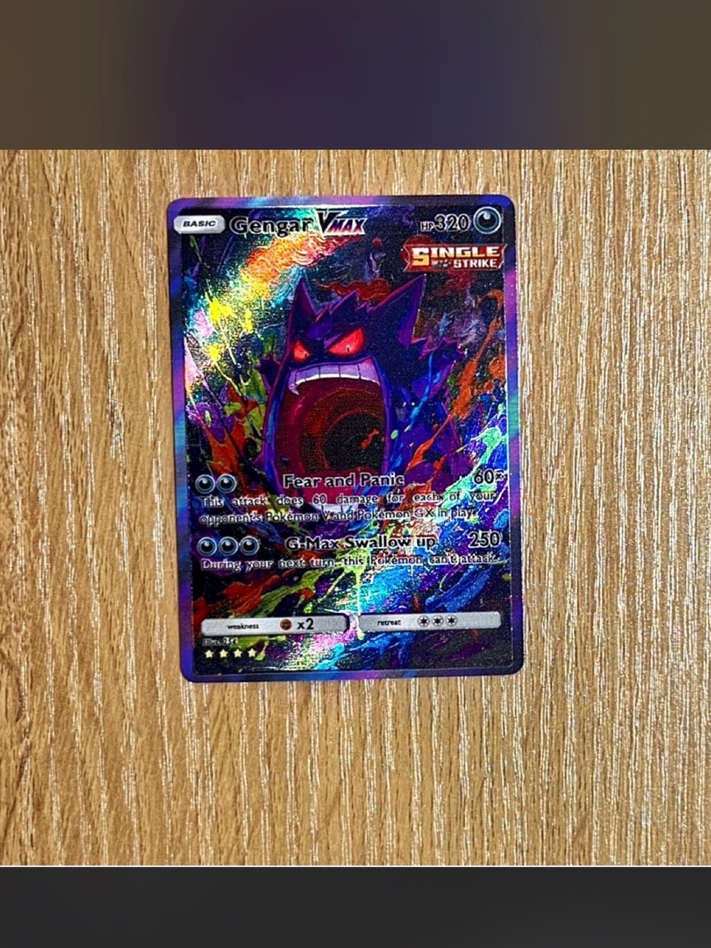 Gengar Vmax full art custom